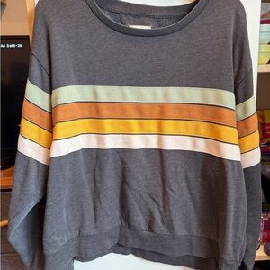 Rip Curl Heather Gray Knit Sweater